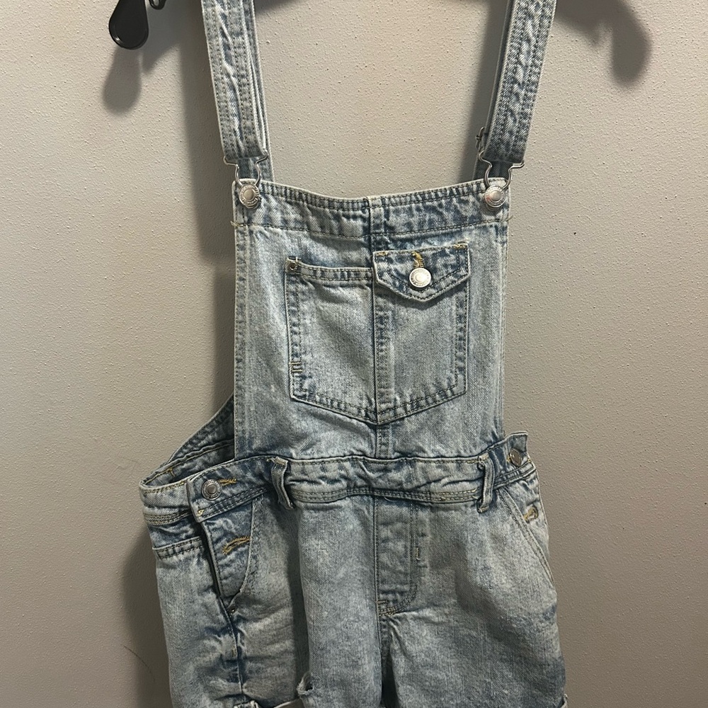 Light Blue Denim Overalls